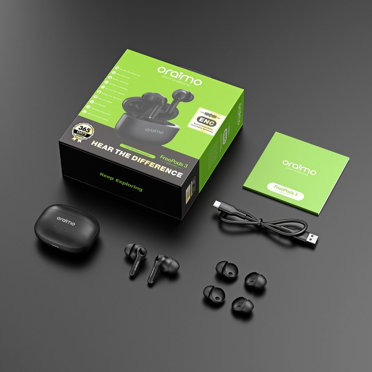 Oraimo Freepods True Wireless Stereo Earbuds For A Seamless Audio