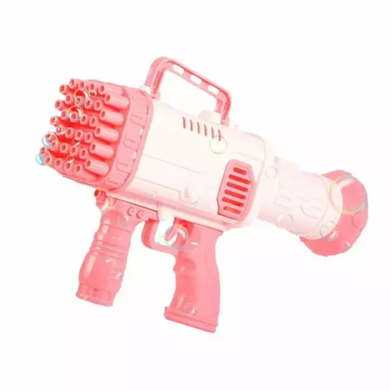 Bubble Gun 32 Holes, LED Light Electric Automatic Soap Bubbles Machine for Kids Outdoor Toys