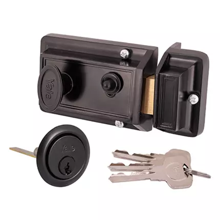 Yale Traditional Nightlatch Matte Black NL-DY564-BLK