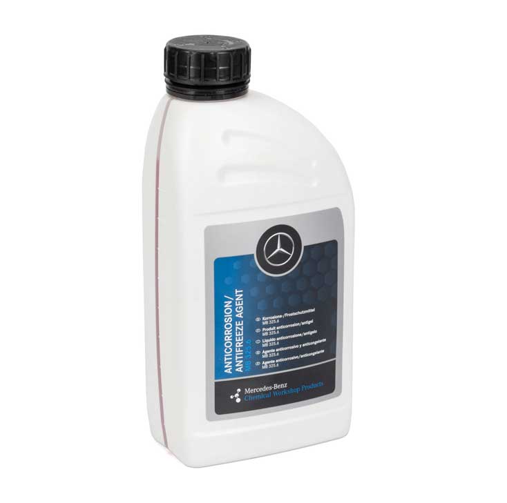 Mercedes Benz Genuine ANTI FREEZ COOLANT MB 325.0 1LTR RED 000989180809