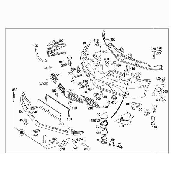 Mercedes Benz Genuine CLAMP 0009912598