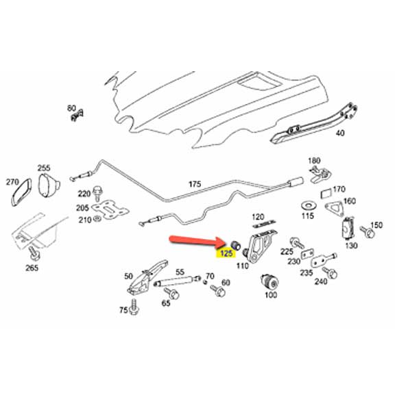 Mercedes Benz Genuine BUSHING 0009923803
