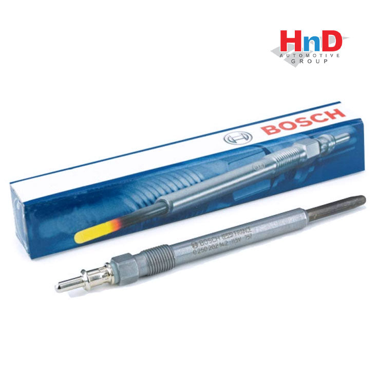 Bosch Glow Plugs # 0250202142 / 80036 - Mercedes Benz / Dodge / Freightliner #'s 0011594901 / 0011595101 - NEW OEM (Updated Version of Bosch 0250202045)