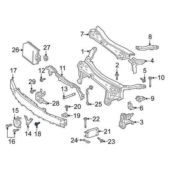 Mercedes Benz Genuine COMBI-HEXAGON HEAD BOLT 0049909600