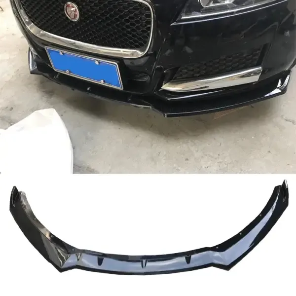 High Quality Carbon Fiber or ABS Material Front Bumper Chin Lip Spoiler Tuning Parts Compatible With Jaguar XF 2016 2017 2018