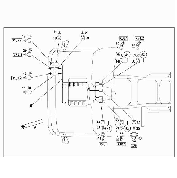 Mercedes Benz Genuine RECEPTACLE HOUSING 0085456626