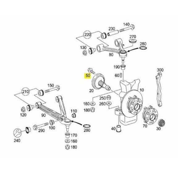 Mercedes Benz Genuine COMBI-HEXAGON HEAD BOLT 0149909301
