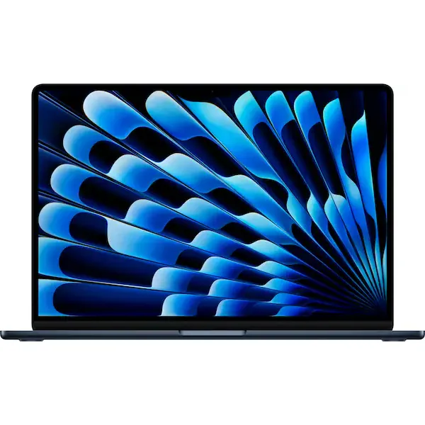 Apple - MacBook Air 15-inch Laptop - Apple M4 chip Built for Apple Intelligence - 16GB Memory - 512GB SSD - Midnight