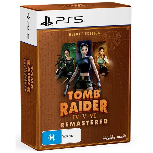 Tomb Raider IV-VI Remastered Starring Lara Croft: Deluxe Edition PS5 Game