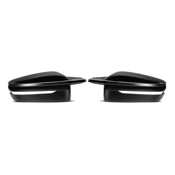 Side Rear View Case Wing Cap Shell Housing Mirror Covers Glossy Black M3L RHD CC-6642 Compatible With BMW 3 Series G20 4 Series G22 5 Series G30 17-23 7 Series G12 16-23 8 Series G14 M3 M4 M5 M6 M7