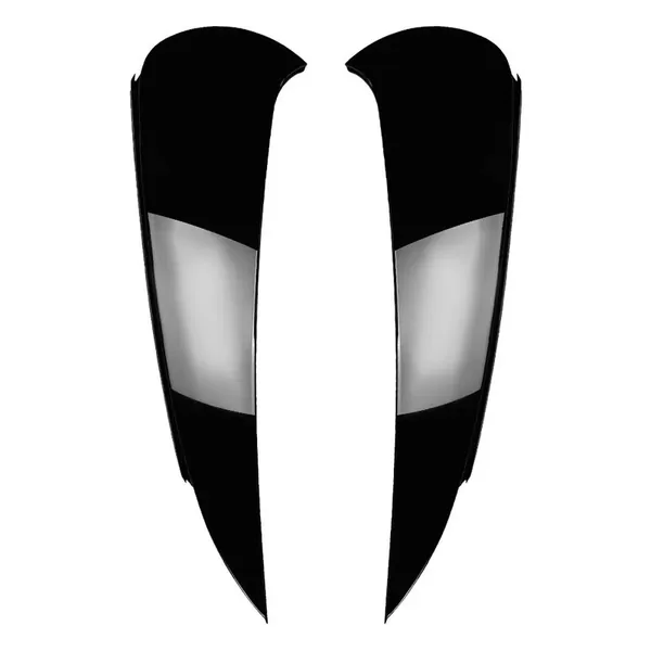 Rear Amg Bumper Fog Lamp Light Air Intake Wind Knife Trim Skirts Canard Splitters Glossy Black Zst-684 Gb CC-6004 Compatible With Mercedes Benz E Class W214 2024+