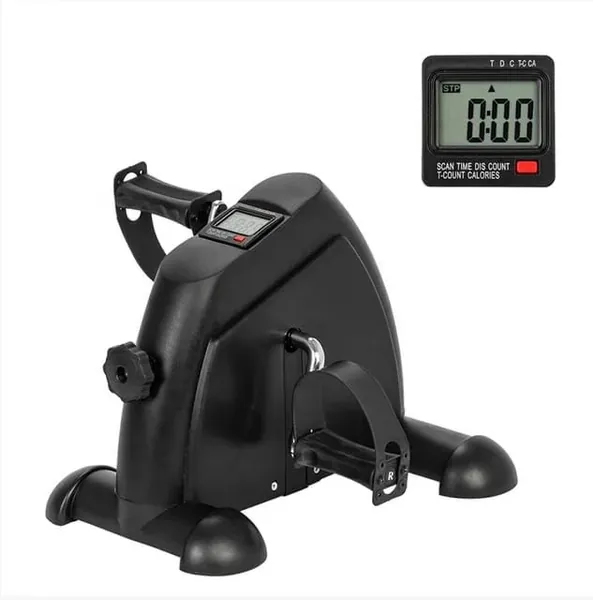 Mini Pedal Exercise Bike for Arm Leg Training with LCD Display