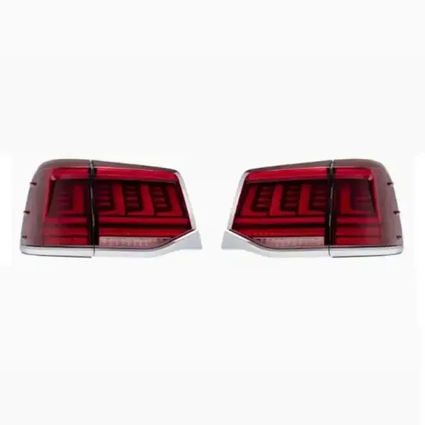 Upgraded Tail Light Lamp Xenon Taillight Retrofit Upgrade Modified Led Drl Hid RED A CC-5274 Compatible With TOYOTA LAND CRUISER LC200 2016-2020
