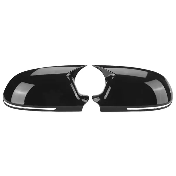 Side Rear View Case Wing Cap Shell Housing Mirror Covers 3m Tape Pasting Style Ar-mr-058 Glossy Black CC-8088 Compatible With Audi A4 2009-2012