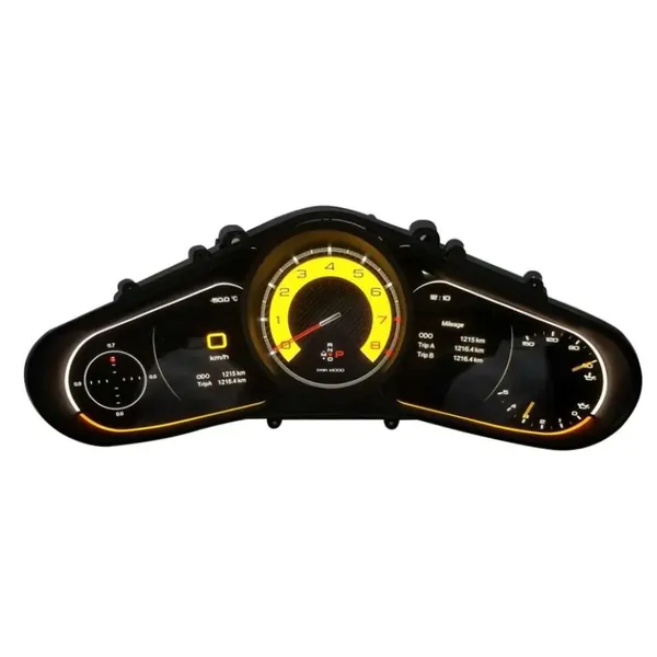 Android Player Digital Instrument Cluster Screen Speedometer Display 12.3 Inch CC-8434 Compatible With Porsche Cayenne 2011-2018