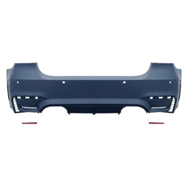 Rear Bumper Upgrade Convert To M Sport M4 Bodykit Bumper E90-038 Gc CC-9168 Compatible With Bmw 3 Series E90 2005-2012