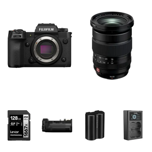 FUJIFILM X-H2 Mirrorless Camera with 16-55mm f/2.8 Lens and Performance Kit