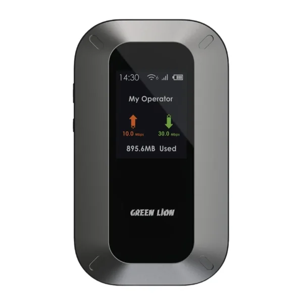 Green Lion Portable Mifi Router - Black