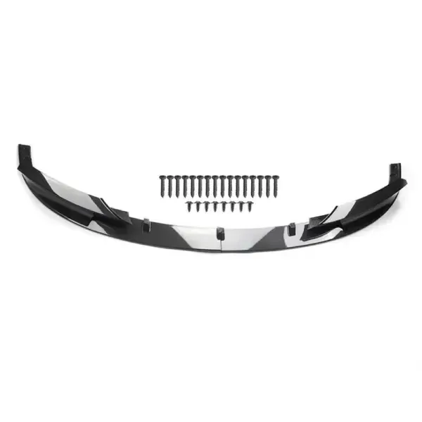 Front Bumper Lip M Sports Style Bumper Car Carbon Fiber Look AR-BMW-060 CC-3607 Compatible With Bmw 3 Series F30 2012-2018
