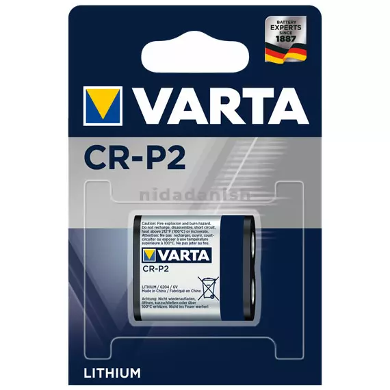 Varta Battery Photo Lithium CR P2 8682
