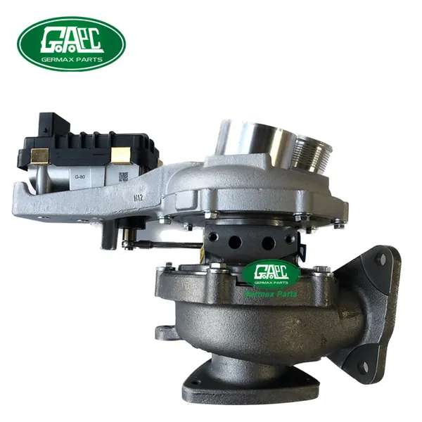 Germax Turbocharger LR038044 LR049593 802733-5004 802733-5004S CK5Q6K682AB CK5Q-6K682-AB 4.4L Diesel TDV8 Right Land Rover Range Rover Vogue 2010-2019 Range Rover Sport 2014-2019 4.4L TDV8 GL1583