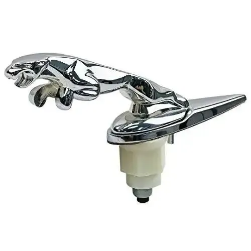 Chrome Badge Xjl Style Hood CC-1971 Compatible With Jaguar Xf Logo Xfs Xjl F Pace Xkr 2008-2020
