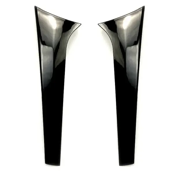 Side Spoiler Lip Splitter Skirts Flag Zst-177 Gb Glossy Black CC-4381 Compatible With Mercedes Ml Gle W166 2012-2018