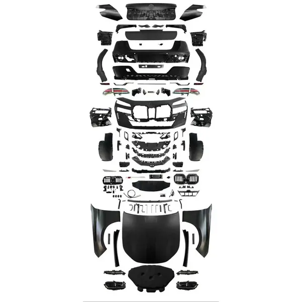 Upgrade Convert Facelift To 7 Series G70 2024+ M Sports Style Bodykit Bumper Headlight Taillight Hood Fender CC-6641 Compatible With BMW 7 Series G11 G12 2016-2023