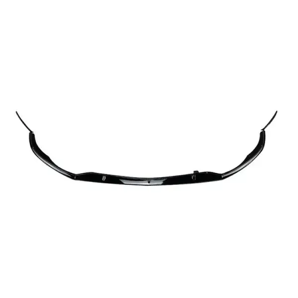 Front Bumper Lip Splitter Skirts Flag Spoiler Zst-474 Gb Black CC-4226 Compatible With Mercedes C Class W205 2015-2022 Amg C43 C63