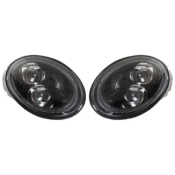 Upgraded Head Light Lamp Xenon Headlight Retrofit Upgrade Modified Led Drl Hid D CC-5320 Compatible With Volkswagen Vw Beetle 2008-2012