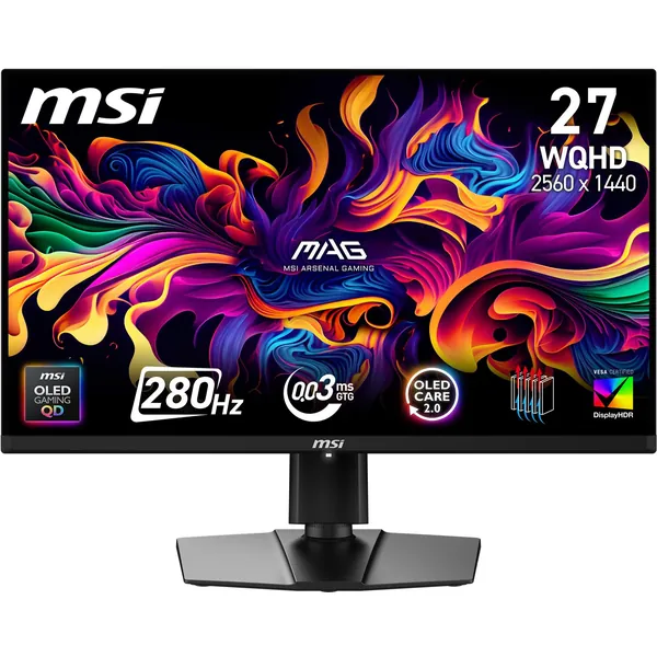 MSI MAG 271QP X28 26.5" QHD 280Hz QD-OLED Gaming Monitor