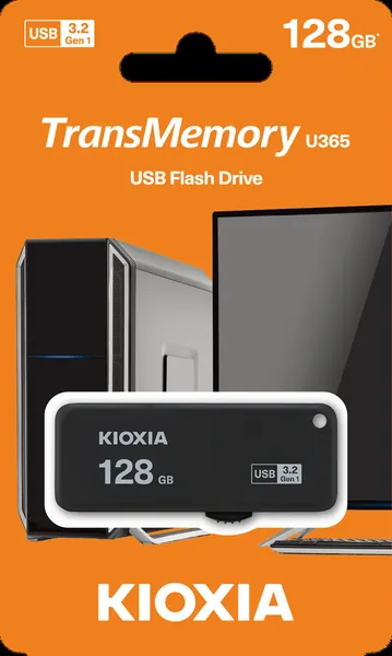 Kioxia , 128gb, 3.2, Gen 1,Slider USB, Works With Windows & Mac
