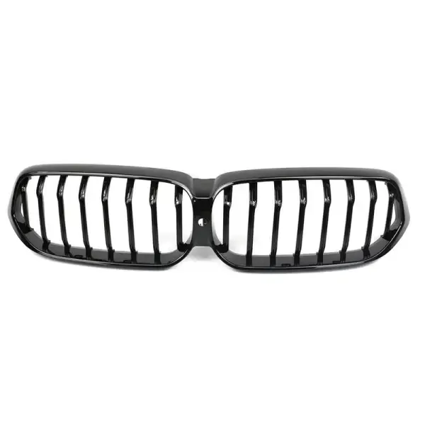Front Bumper Show Grill Glossy Black Single Line CC-3054 Compatible With BMW 6 Series G32 LCI 2021+