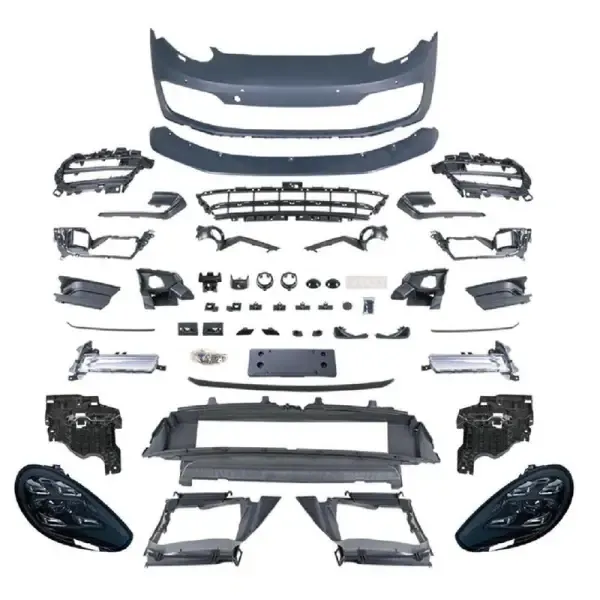 Upgrade Facelift Bumper Bodykit Conver To 971.2 2021-2023 Gts Front CC-5600 Compatible With Porsche Panamera 970.2 2014-2016