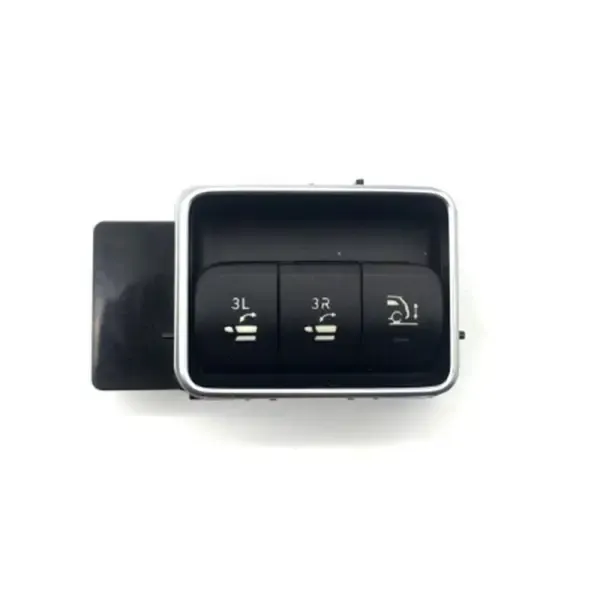 Third Row Three Button Seat Folding With Height Adjustment Switch Button 1679050403 Black CC-4938 Compatible With Mercedes Gle Gls W167 X167 2020-2024