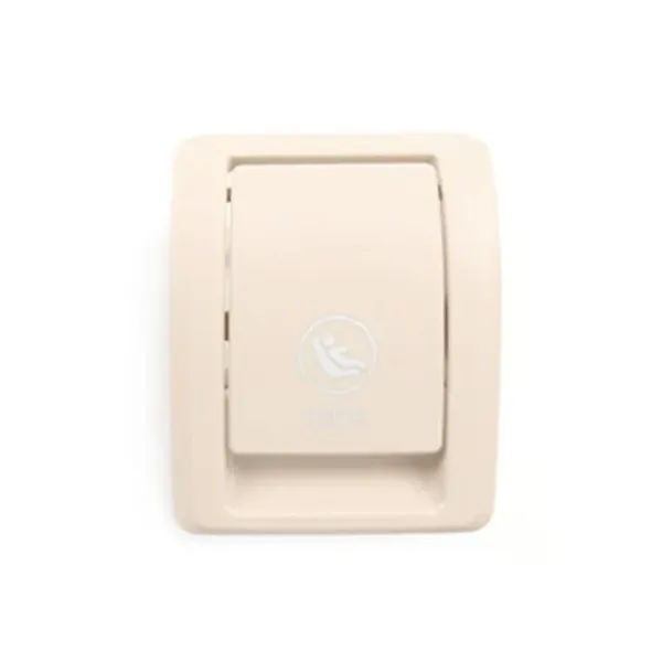 Rear Child Seat Anchor Safety Isofix Restraint Backseat Buckle Covers 52207939539 Beige Assembly CC-9027 Compatible With Bmw X6 G06 2019-2025