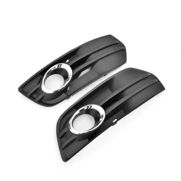 Fog Lamp Light Grill Cover Frame With Chrome Ring CC-3314 Compatible With Audi Q5 2009-2013