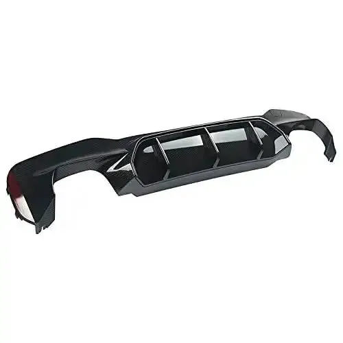 M5 After Lip Bumper Lip Diffuser Carbon Fiber Look M5 CC-98 Compatible With BMW 5 Series G30 2017-2022