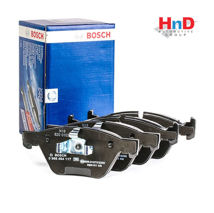 BOSCH 0 986 494 117 Brake Pad Set For BMW E81 E90 E91 E92 E82 E88 E87 34112288856