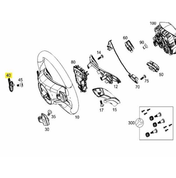 Mercedes Benz Genuine SWITCH BLOCK 09990522011B88