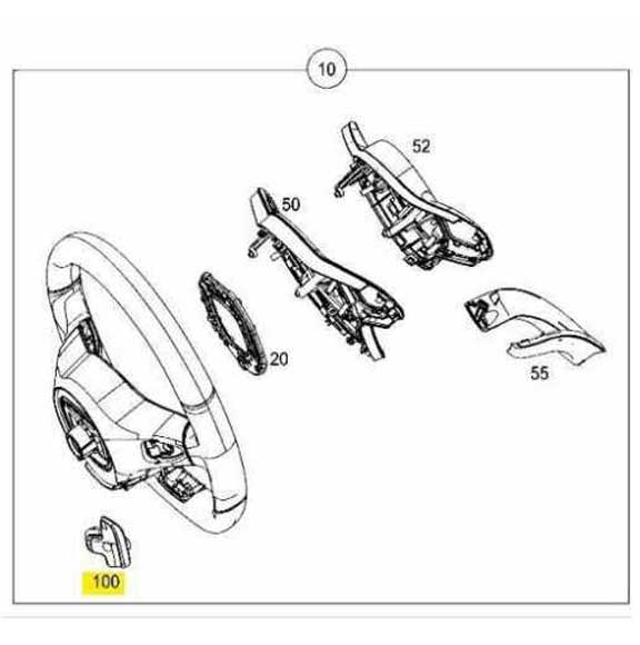 Mercedes Benz Genuine SWITCH BLOCK 09990522018R73