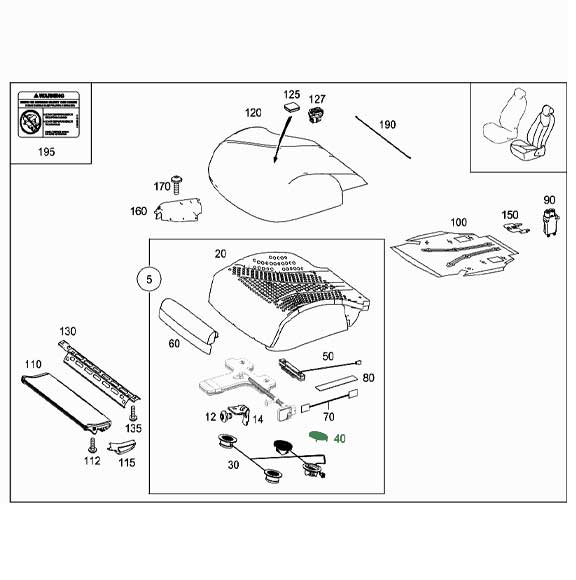 Mercedes Benz Genuine VENTILATION GRILLE 0999140000