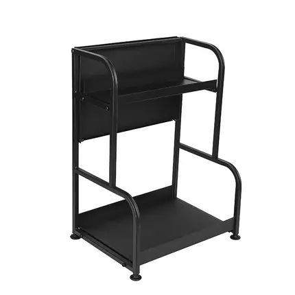 Nadstar1 Spice Rack 2 Layer Stainless Steel Kitchen Storage Rack Hanger HP15-461H