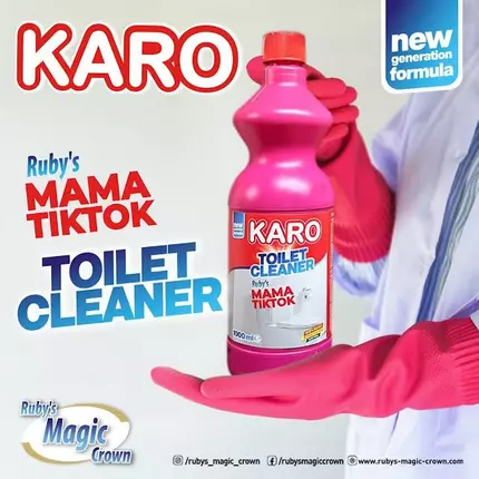 Mama TikTok Karo Toilet Cleaner 1L (Pack of 12pcs)