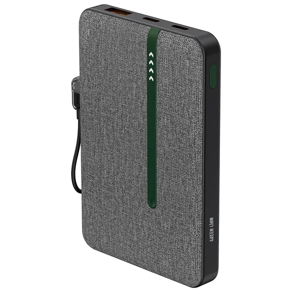 Green Lion Kyoto 10000mAh Power Bank - Black