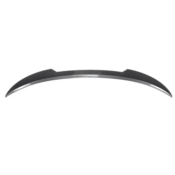 Rear Mid Boot Trunk Wing Lip Spoiler Carbon Fiber Look Zst-778 Cf Usa CC-6213 Compatible With Audi Q3 F3 Coupe 2019-2024