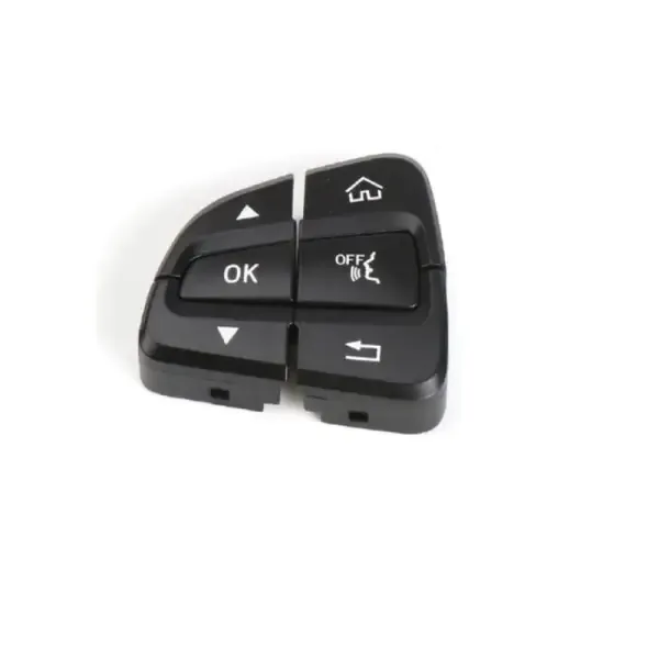 Steering Wheel Knob Button Black 09 99 05 020 09 107-1 Left CC-2726 Compatible With Mercedes C Class W205 2015-2020 Glc W253 2015-2021