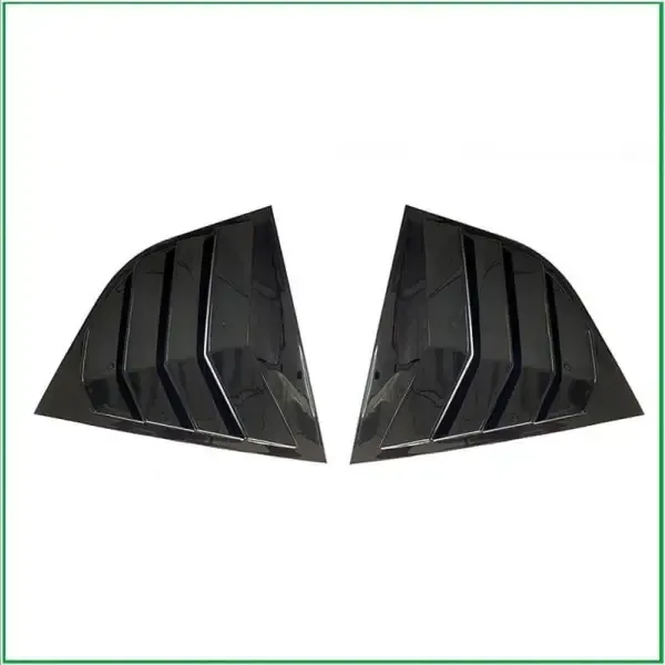 Rear Window Vent Outlet Louver Fender Trim Carbon Fiber Look Passat Window Louver 17 Carbon Fiber CC-1951 Compatible With Volkswagen Passat 2016-2020
