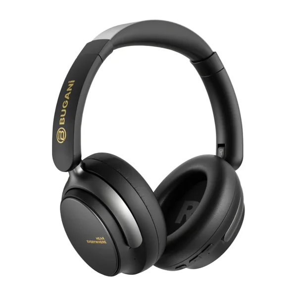 BUGANi Space BH01 Hybrid Active Noise Canceling Headphones Black