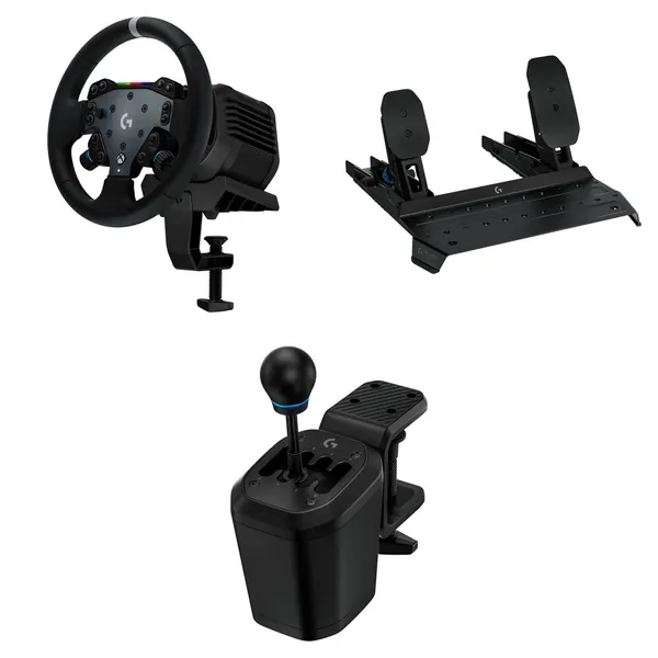 Logitech G RS50 Racing Wheel, Shifter & Pedals Kit (PC, Xbox One, and Series X|S)